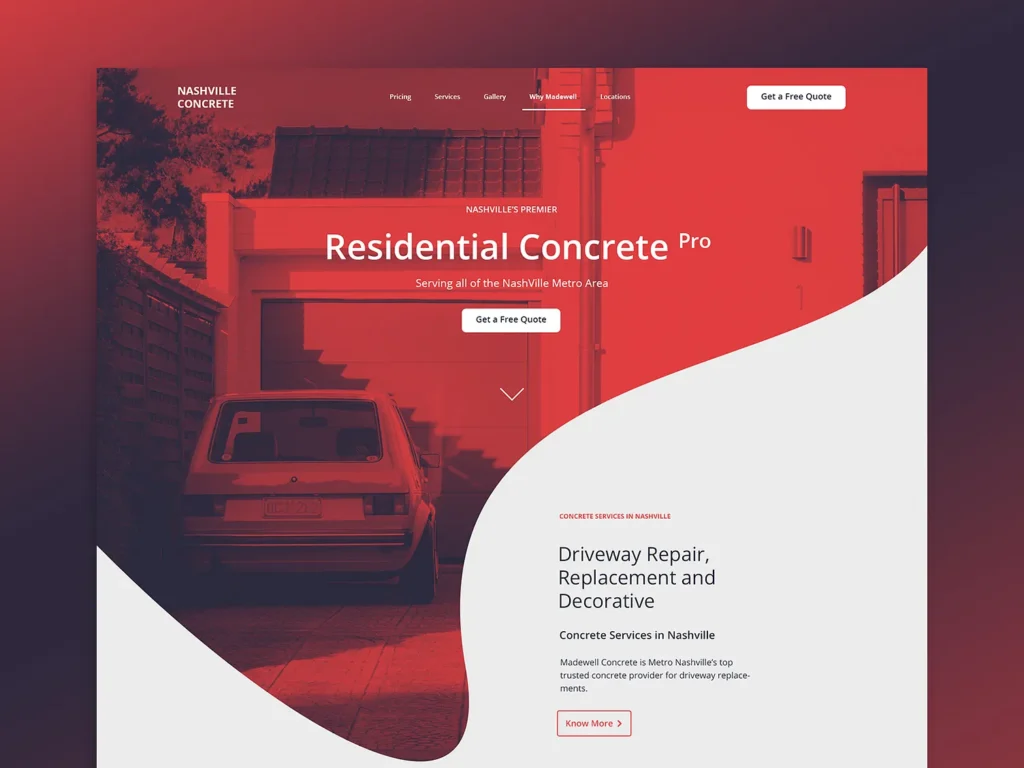 Portfolio Image Site Mock-up Design